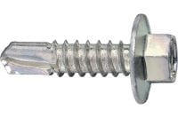 Tornillos para metal autotaladrantes S-MD 23 Z Tornillo autotaladrante (acero al carbono galvanizado) con brida montada a presión para fijaciones de metal a metal de espesor medio-alto (hasta 6 mm)