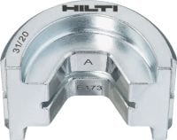 Mordazas NF de 12 toneladas para aluminio Mordazas NF de 12 toneladas para terminales y conectores de aluminio de hasta 300 mm²