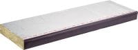 Barrera para cavidades CFS-VB E60, espacio de aire de 50 mm Barrera contra incendios con cavidad preformada para revestimiento Rainscreen con 60 minutos de resistencia al fuego y entrehierros de hasta 50 mm