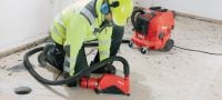 Amoladora angular AG 230-24D Amoladora angular de 2400 W con interruptor de emergencia de tipo dead man, empuñadura giratoria y escobillas de carbono de larga duración para discos de hasta 230 mm Aplicaciones 3
