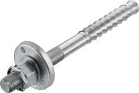 Varilla de anclaje dinámica HIT-Z-R-D TP SS Varilla de anclaje dinámica de alto rendimiento para anclajes híbridos de inyección (acero inoxidable A4), a través o previa