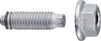 Perno roscado S-BT MF HL Vástago de tornillo roscado (acero al carbono, rosca de sistema métrico o Whitworth) para fijaciones universales en acero en entornos medianamente corrosivos