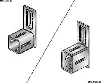 Conector MIC-UH Conector galvanizado en caliente (HDG) estándar para la fijación de vigas MI contiguas