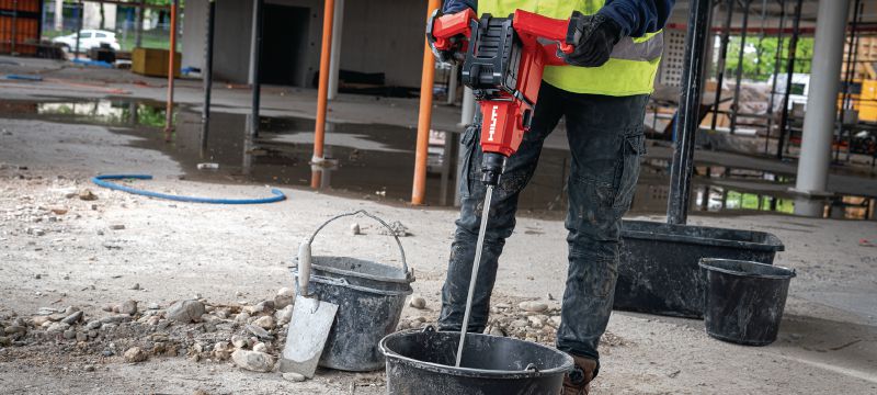 Mezclador de paletas a batería NMX 6-22 Mezclador a batería con potente motor sin escobillas para mezclar hormigón, morteros y muchos otros materiales de construcción (plataforma de baterías Nuron) Aplicaciones 1