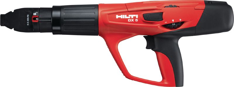 Herramienta de fijación directa con pólvora DX 5-F8 Herramienta de fijación directa con pólvora completamente automática con activación digital de gran productividad y versatilidad para el uso con clavos individuales