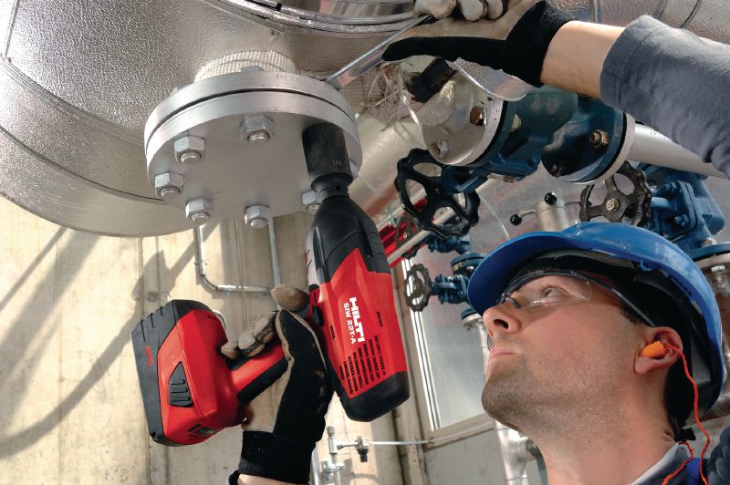 Llave de impacto a batería SIW 22T-A 1/2 Llave de impacto de 22 V de alto par y alto rendimiento con eje cuadrado de 1/2 con pasador de retención para tareas de anclaje y atornillado Aplicaciones 1