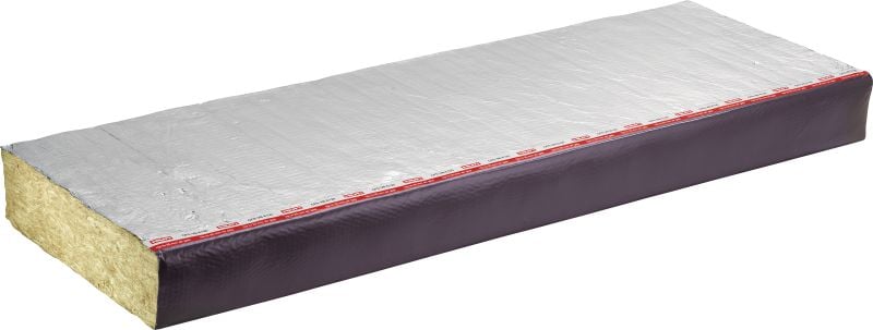 Barrera de cavidad CFS-VB E120 Espacio de aire de 25 mm Barrera contra incendios con cavidad preformada para revestimiento Rainscreen con 120 minutos de resistencia al fuego y entrehierros de hasta 25 mm