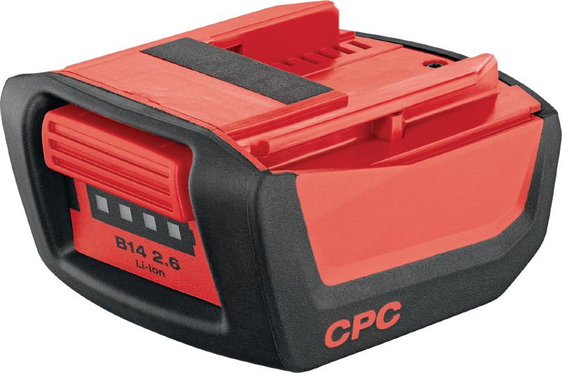 Batería B14 2.6 de 14V Batería de ion de litio compacta de 14 V y 2,6 Ah