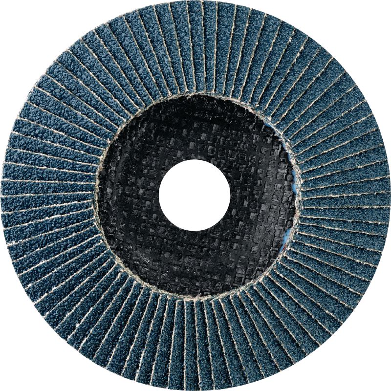 Disco de láminas convexas AF-D SPX Discos de láminas lijadoras convexas con revestimiento de fibra que permiten realizar tareas de desbaste fino de acero inoxidable, acero y otros metales
