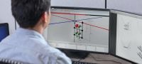 Software de diseño PROFIS Installation Software para diseñar, modelar y documentar nuevos sistemas de soportes MEP y estructuras en 3D con puntales y vigas de Hilti Aplicaciones 1
