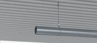 Gancho para cubierta MW-DH Gancho de placa trapezoidal para la suspensión de sistemas de cables de sujeción de MW de cubiertas de metal Aplicaciones 1