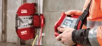 Hoja de sierra mural SPX MCL Equidist (60H: válida para sistemas Hilti y Husqvarna®) Hoja de sierra mural (15 kW) de alto rendimiento que ofrece una elevada velocidad de corte y mayor duración en hormigón reforzado (eje de 60H válido para las sierras murales de Hilti y Husqvarna®) Aplicaciones 2