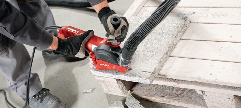Amoladora angular AG 125-13S Amoladora angular de 1300 W con escobillas de carbón de alta duración para tareas de corte y amolado con discos de hasta 125 mm Aplicaciones 1
