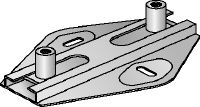 Conector deslizante (doble) MSG 1,75 Elemento deslizante galvanizado de alta calidad para aplicaciones de calefacción y refrigeración de carga ligera