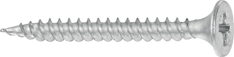 Tornillos para tabique seco de punta afilada S-DS 01 Z Tornillos para tabiques secos zincados individuales con mayor resistencia a la corrosión y mayor velocidad de colocación para la fijación de tableros de tabiques secos a estructuras metálicas
