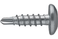 Tornillos para metal autotaladrantes S-MD 01 LPS Tornillo autotaladrante de cabeza alomada (acero inoxidable A2) sin arandela para fijaciones de metal a metal de espesor bajo (hasta 4 mm)