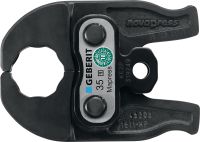 Mordaza de sistema de prensado de tuberías NPR PM M Mordazas de prensa para accesorios de prensado de perfil en M de hasta 35 mm. Compatibles con la herramienta de prensado de tuberías NPR 19-A de Hilti
