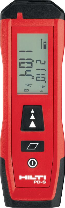 Medidor láser PD-S Medidor láser fácil de utilizar que permite medir distancias y áreas de hasta 60 m
