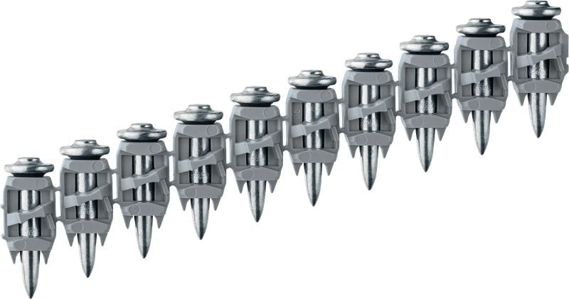 Clavos para hormigón X-P B4 MX (en tiras) Clavos en tiras de alto rendimiento para la fijación a hormigón y otros materiales base con la clavadora de a batería BX 4