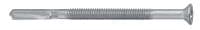 Tornillos autotaladrantes de mariposa S-WD 15 C Tornillo para madera alado para exterior individual (con revestimiento) para la fijación de madera a estructuras de acero de dureza alta