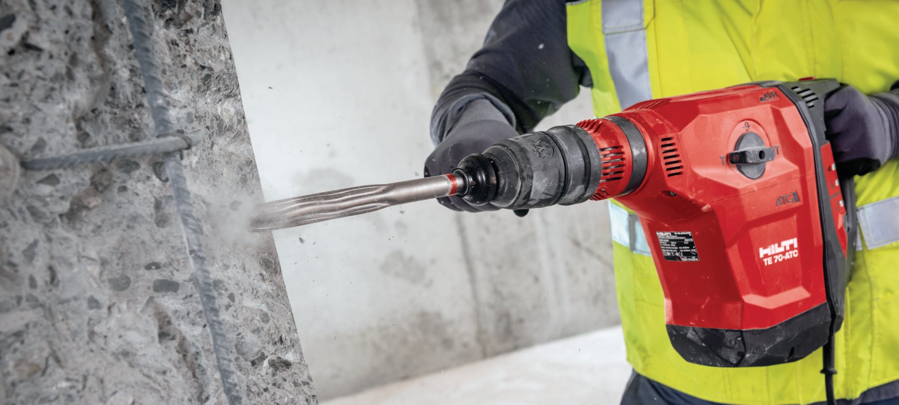 Martillo perforador TE 70-ATC/AVR - Martillos perforadores SDS-Max - Hilti  Española