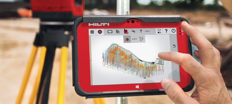 Software Hilti Construction Layout Software de aplicación para el diseño de la construcción en el campo Aplicaciones 1