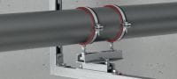MRG-UK D Elemento deslizante de cruce doble galvanizado de alta calidad para aplicaciones de calefacción y refrigeración pesadas Aplicaciones 1