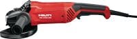 Amoladora angular AG 230-20D Amoladora angular de 2000 W con interruptor de emergencia de tipo dead man para tareas de corte y amolado de metal con discos de hasta 230 mm