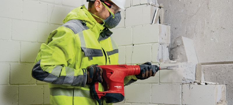 Martillo rompedor TE 500 SDS-Max Martillo rompedor robusto SDS Max (TE-Y) para tareas ligeras de cincelado en hormigón y mampostería Aplicaciones 1