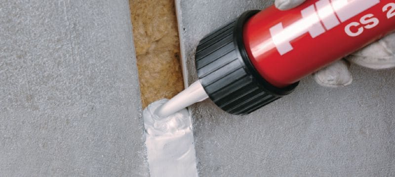 Sellador acrílico de protección contra el fuego CFS-S ACR Masilla universal que ofrece una protección contra el fuego flexible para juntas de construcción y atravesamientos Aplicaciones 1
