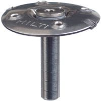 Espiga de rejilla X-FCM-R (acero inoxidable) Disco de anclaje de rejillas para el uso con pernos roscados en entornos con nivel alto de corrosión