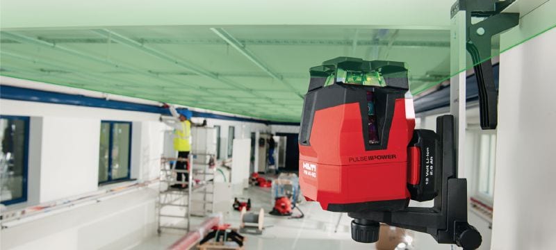 Hilti nivel láser PM línea láser 2-L Incluye tres piezas de soporte