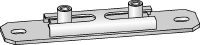 Conector deslizante de cruce MSG-UK (doble) Conector deslizante de cruce galvanizado de alta calidad para aplicaciones de calefacción y refrigeración de carga ligera
