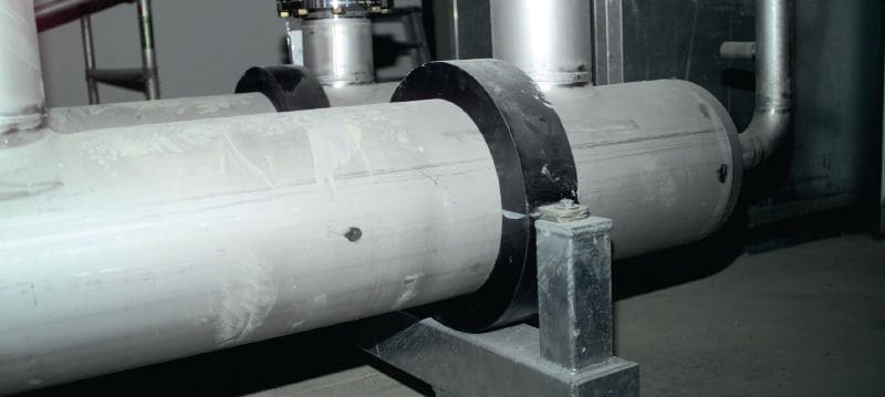 Abrazadera de tuberías de refrigeración MP-KF 170 Abrazadera de tubería con aislante de alta densidad de alta calidad para aplicaciones de calefacción y refrigeración pesadas Aplicaciones 1