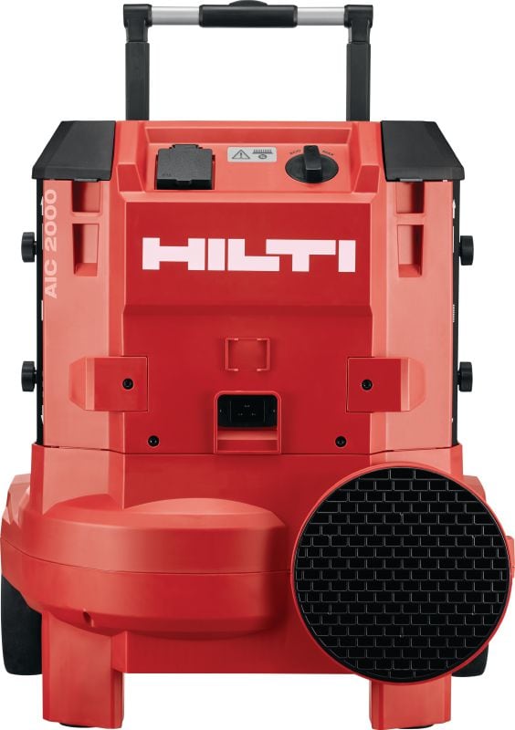 Purificador de aire AIC 2000 Purificador de aire ágil y ligero con potencia extra para eliminar partículas finas en suspensión a mayor velocidad o de zonas más amplias