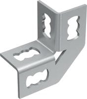 Conector angular MQW-4-90 Ángulo galvanizado de 90 grados para la conexión de varios carriles de carga MQ