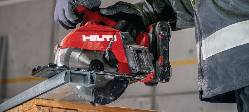 Sierra circular a batería para metal SC 6ML-22 Sierra de metal a batería de corte en frío para cortes rápidos y precisos de hasta 60 mm│2-3/8” de profundidad (plataforma de baterías Nuron) Aplicaciones 1