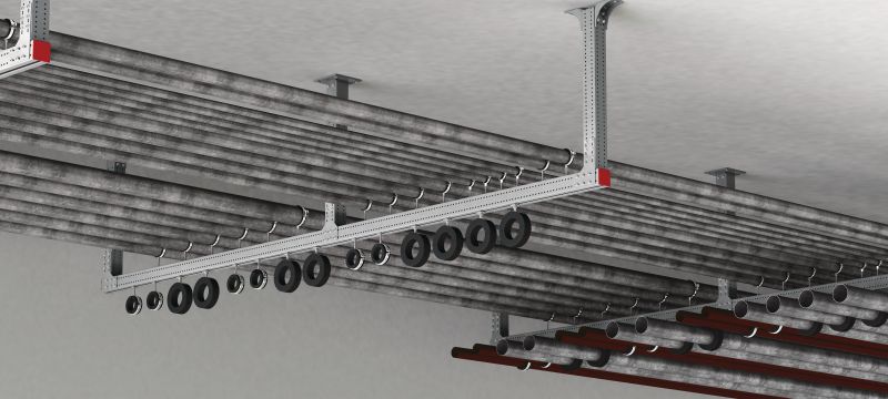 Perfil de caja sin costura MT-90H OC Sección de caja de acero de carga pesada con ranura de montaje para la construcción de marcos de acero y soportes modulares en entornos moderadamente corrosivos Aplicaciones 1