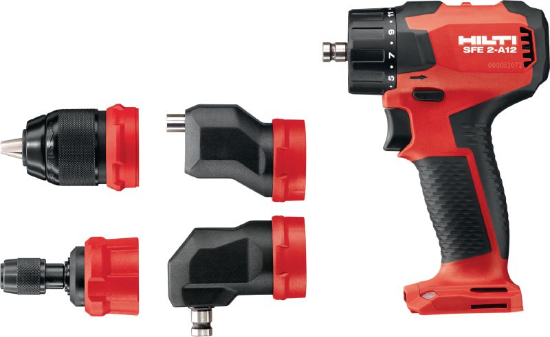 Vislumbrar estudio Cuervo Atornilladora taladro de múltiples mandriles SFE 2-A12 - Atornilladoras taladro a batería - Hilti Española Vislumbrar estudio Cuervo Atornilladora taladro de múltiples mandriles SFE 2-A12 - Atornilladoras taladro a batería - Hilti Española