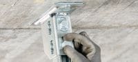Conector de carril MQN-B Conector de carril galvanizado definitivo, probado contra incendios según ETA Aplicaciones 2