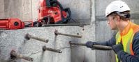 Anclaje químico HIT-HY 200-R V3 Resina híbrida inyectable de alto rendimiento con aprobaciones para conexiones de varillas corrugadas instaladas a posteriores y anclaje de placas base estructurales de acero Aplicaciones 3