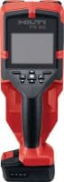 Escáner de pared PS 85 Escáner de pared y detector de pernos de fácil utilización que ayuda a evitar impactos en las tareas de perforación o corte cerca de objetos incrustados