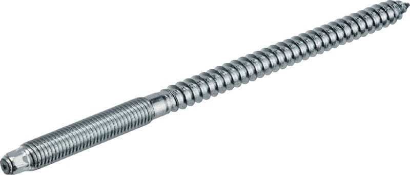 Perno de suspensión HSW Perno de suspensión galvanizado para el anclaje de estructuras de madera a madera mediante conectores HCW previamente instalados