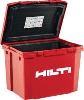 Caja de plástico assy HIT aislado 
