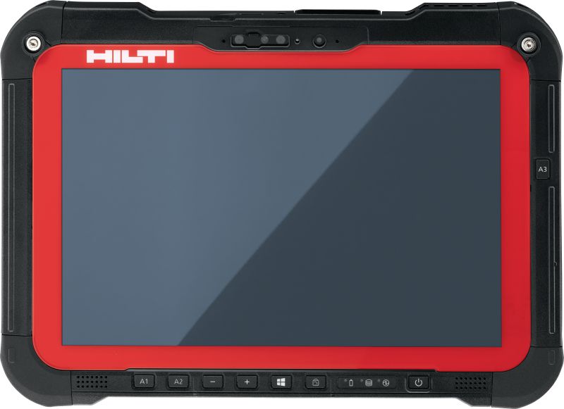 Dispositivo de tableta de diseño PLC 600 Controlador de la herramienta de diseño con alta potencia de cálculo y pantalla de 10 para la vigilancia en el lugar de trabajo, el sondeo y el diseño BIM-to-Field con todas las herramientas de replanteo avanzado de Hilti
