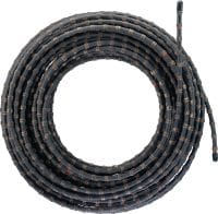 Hilo diamantado sinterizado SPX-M/H SI (hormigón) Hilo diamantado de alto rendimiento diseñado para ofrecer una alta velocidad y larga vida útil en todo tipo de hormigones y hierros fundidos (sierra de hilo de 15-30 kW)