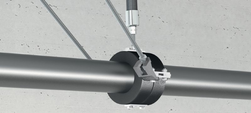 MFP-KF Aislamiento de alta densidad de alto rendimiento, brida para tuberías de punto fijo con compensación de estiramiento de las tuberías en aplicaciones de refrigeración Aplicaciones 1
