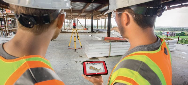 Software Hilti Construction Layout Software de aplicación para el diseño de la construcción en el campo Aplicaciones 1