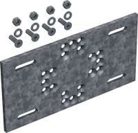 Placa modular MT-P-G OC Placa modular para el montaje de estructuras modulares en acero estructural sin necesidad de fijación directa