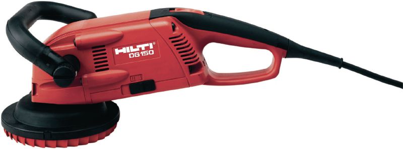 Amoladora de hormigón DG 150 Amoladora para tareas pesadas de desbaste y alisado de hormigón, así como para la eliminación de pinturas y revestimientos